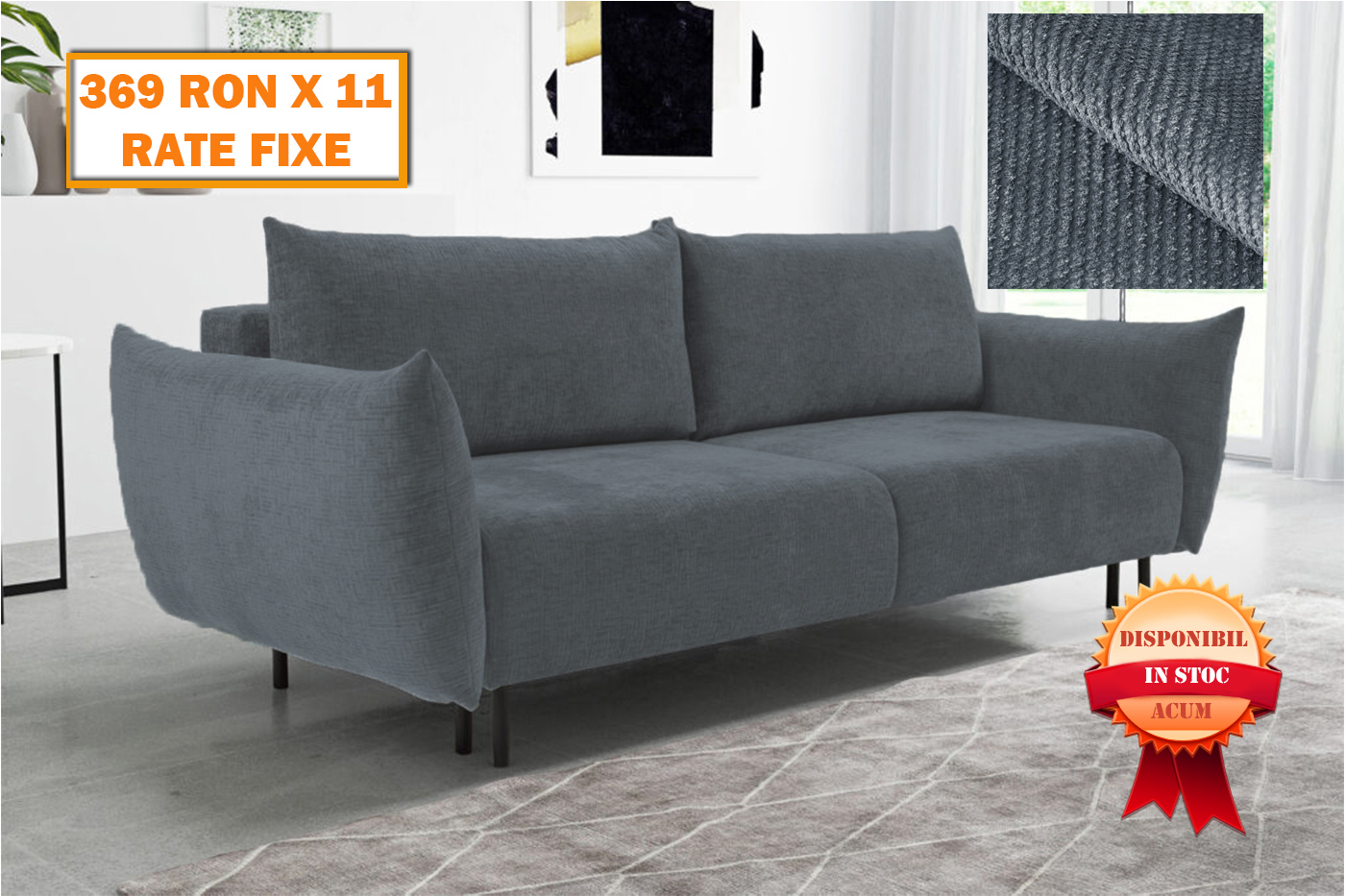 ADEL CANAPEA EXTENSIBILA 240 X 109 ELMA-08 LSK